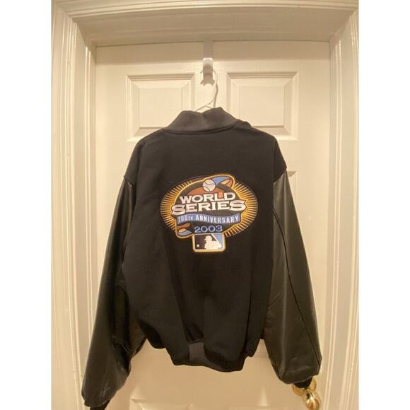 Men’s MLB World Series 2003 100th anniversary Varsity Jacket Size Med - Picture 7 of 8